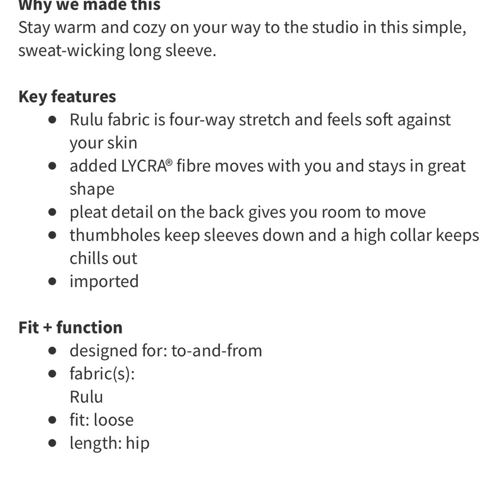 Lululemon Warm Your Core Pullover - image 5